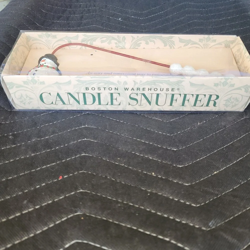 NEW Snowman Candle Snuffer Boston Warehouse
